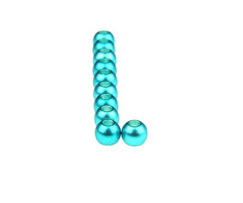 FF Brass bead Metallic Blue