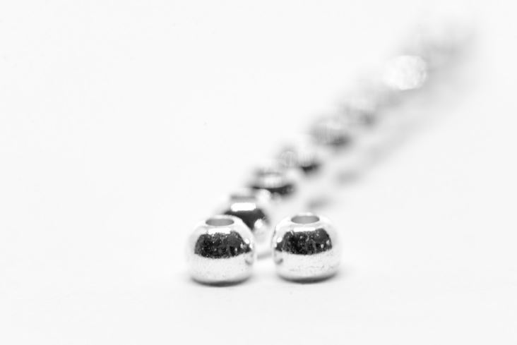 FF Brass bead Silver