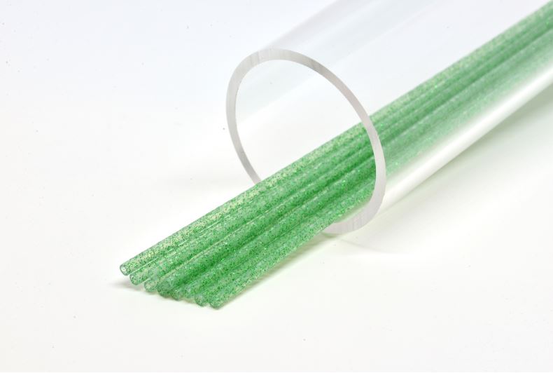 Soft 3mm Soft Green green glitter