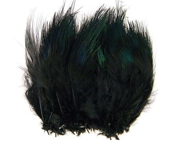 Ringneck Rump Hackle Black