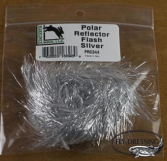 Polar Reflector Flash Chenille Silver