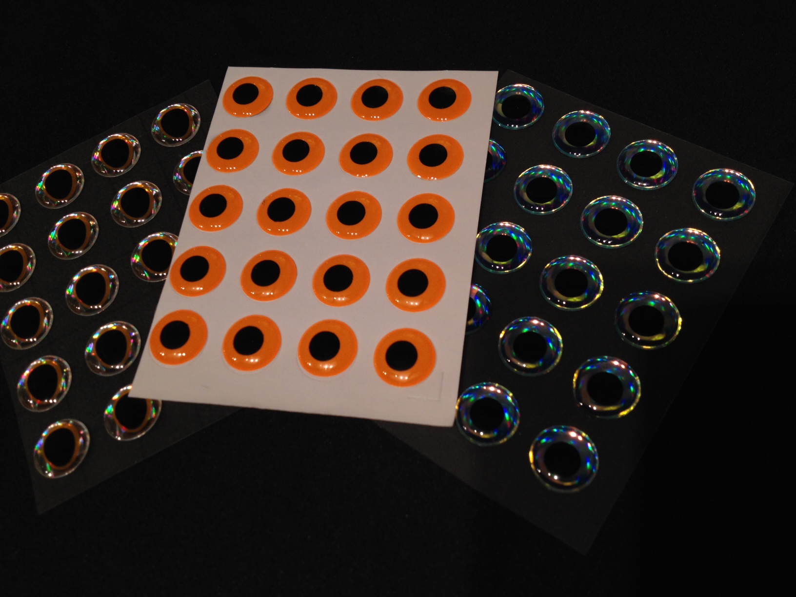 Epoxy 3D-ögon Ice Blue 10mm - 2