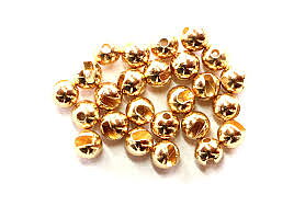 Tungsten Slotted Bead storpack Guld 100st