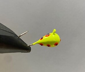 "Pricken" Volfram Mormyska 7mm 4,4g  Gul/Orange/Svart