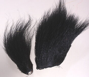 Bucktail bitar Black