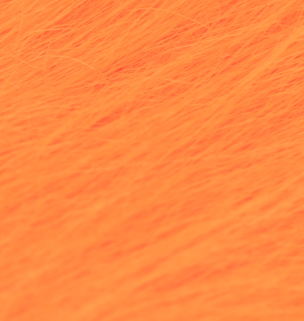 Craft Fur Bright Orange