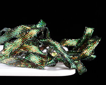 Pearl Braidback, 4.5mm, Black Peacock