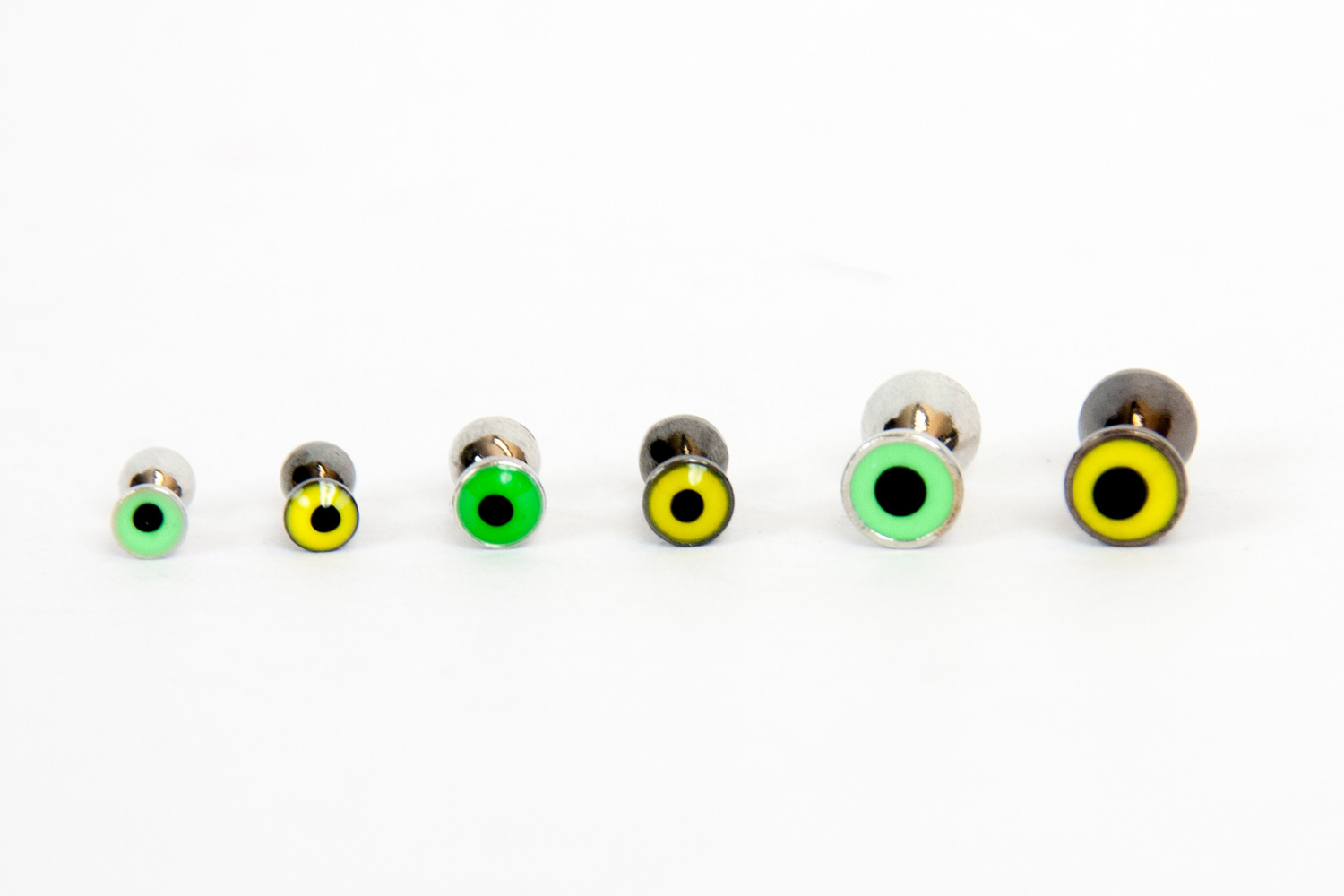 Reel Eyes Black Nickel Yellow Eye - 2