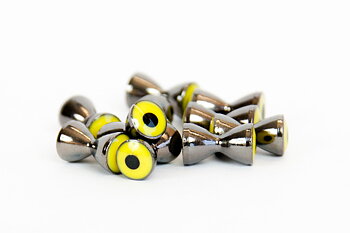 Reel Eyes Black Nickel Yellow Eye