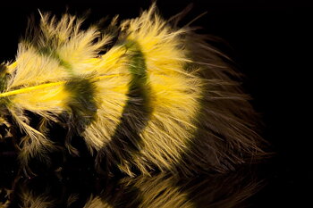Jail House Marabou Olive/Yellow
