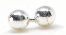 Bead Chain Eyes Silver