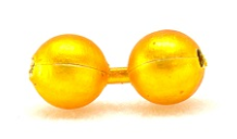 Bead Chain Eyes Mat. Metallic Yellow