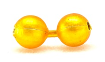 Bead Chain Eyes Mat. Metallic Yellow