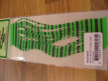 Crazy Legs Black Barred Chartreuse