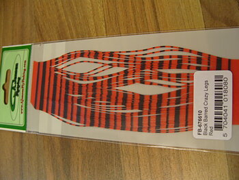 Crazy Legs Black Barred Red