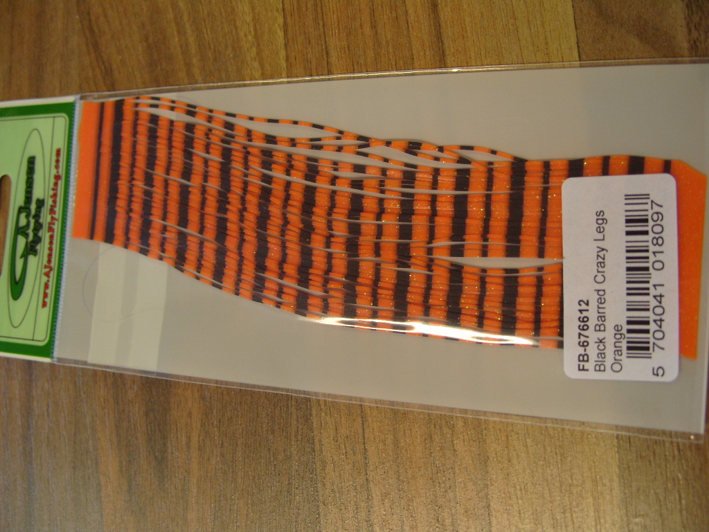 Crazy Legs Black Barred Orange