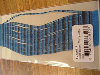 Crazy Legs Black Barred Blue