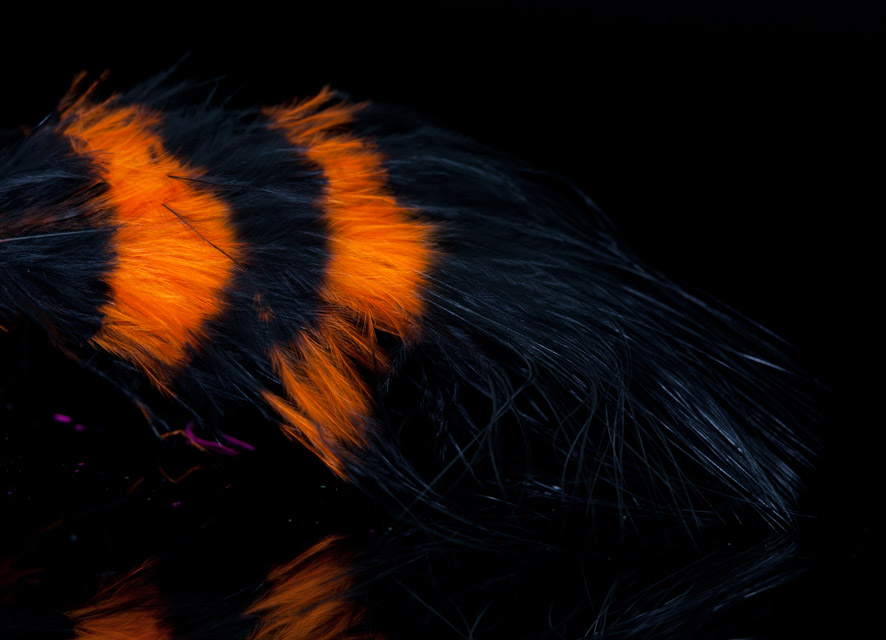 Jail House Marabou Black/Orange
