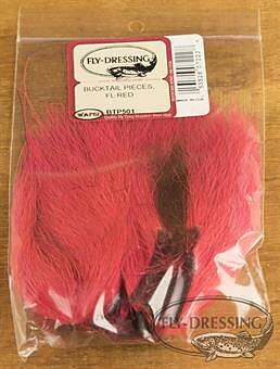 Bucktail bitar Fl. Red