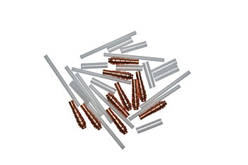  Teardrop Tube Black 15x4mm