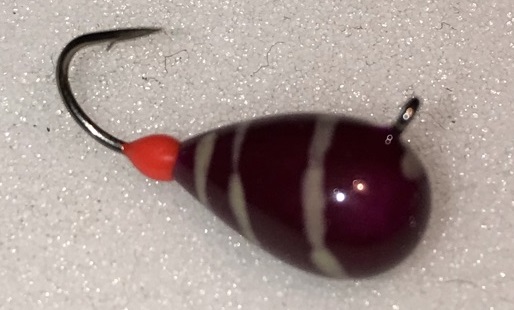 Volfram Mormyska Raindrop Loop Epoxy 6mm -409/Lys Streck
