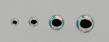 Epoxy Eyes Oval Dubbel Svart/Pearl