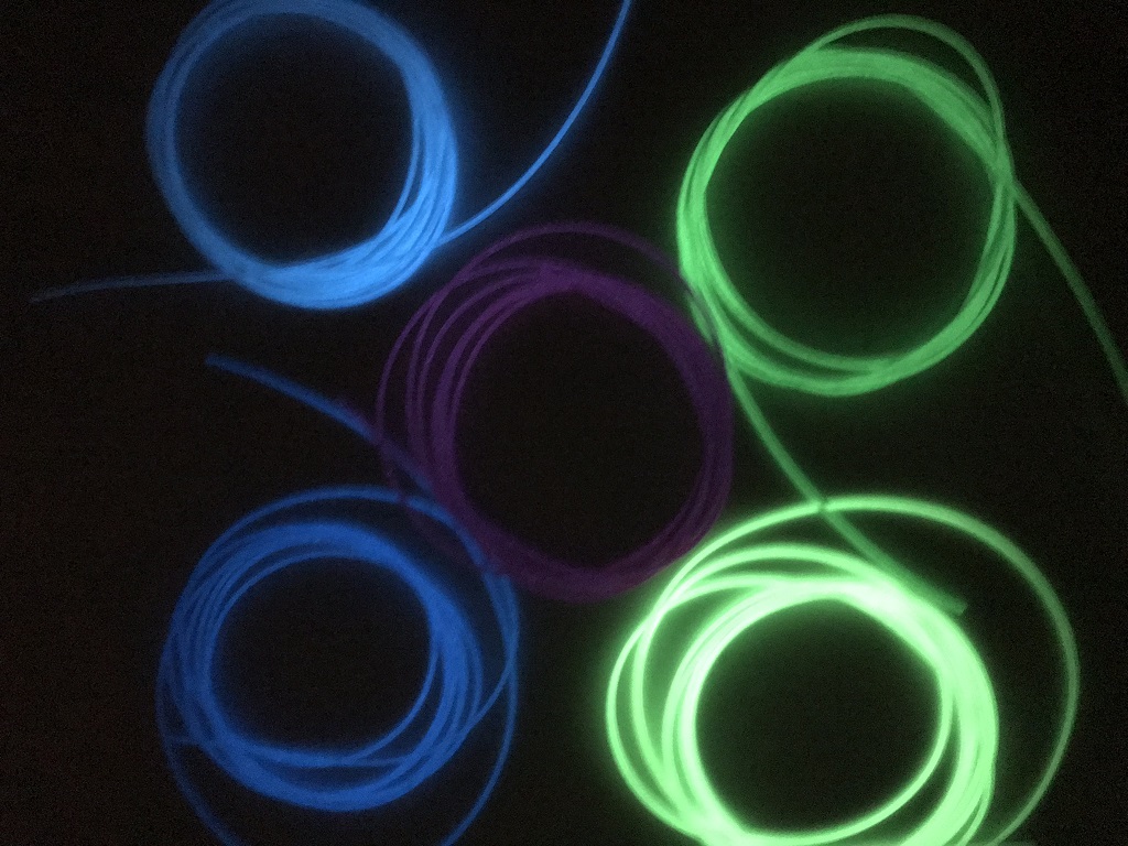 Glow in the dark gummiben