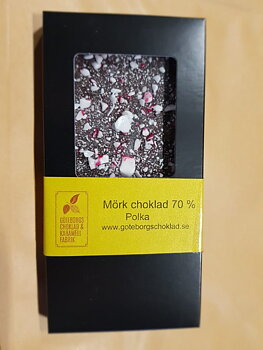 Mörk choklad 70% polkakross