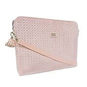 Velvet Laptop Cover  13" - DECO PINK