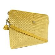 Velvet Laptop Cover  13" - DECO MUSTARD