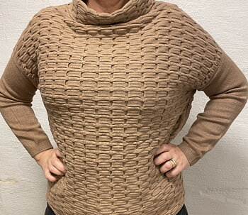 Supermjuk tröja - beige/brun M/L