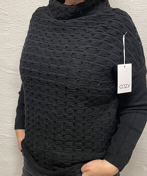 Supermjuk tröja - svart S/M