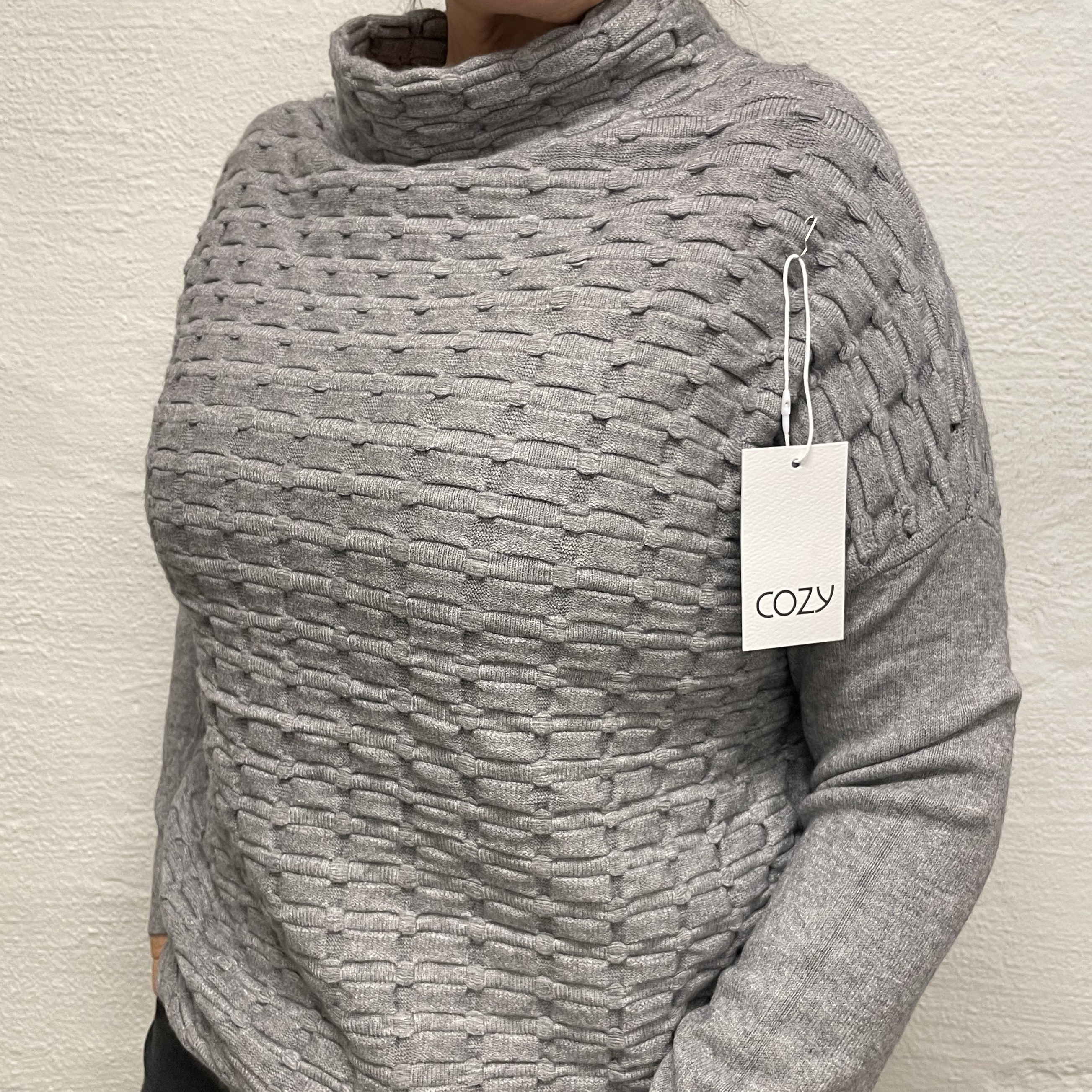 Supermjuk tröja - grå M/L