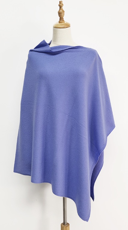 Cashmere - poncho - syrenlila