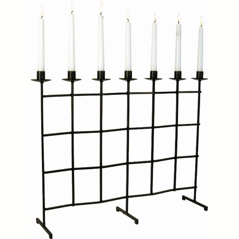 Gallerstake för sju ljus