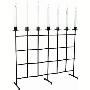 Gallerstake för sju ljus