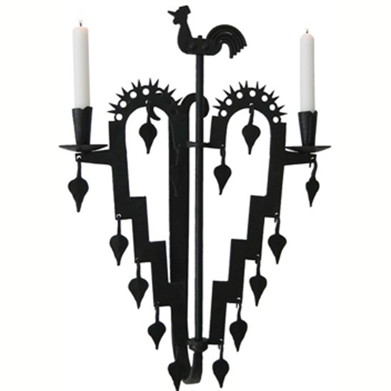 Tuppljusstake vägghängd