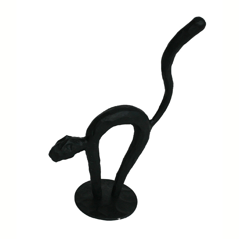 Cat in wrought iron