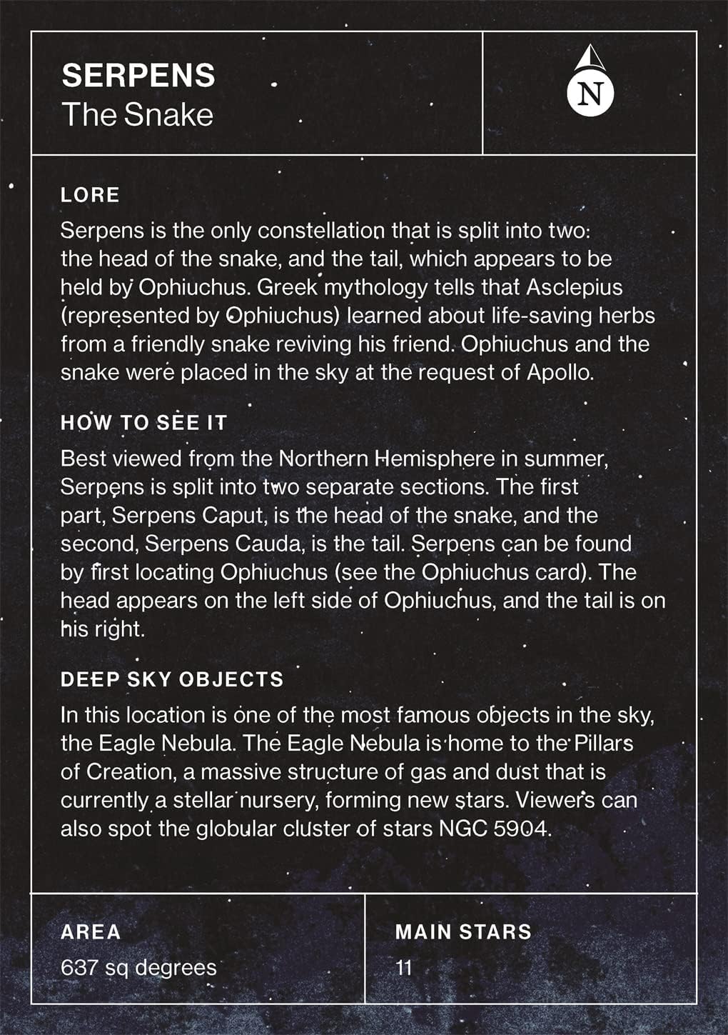 Deck of Stars: A guide to the night sky - 5