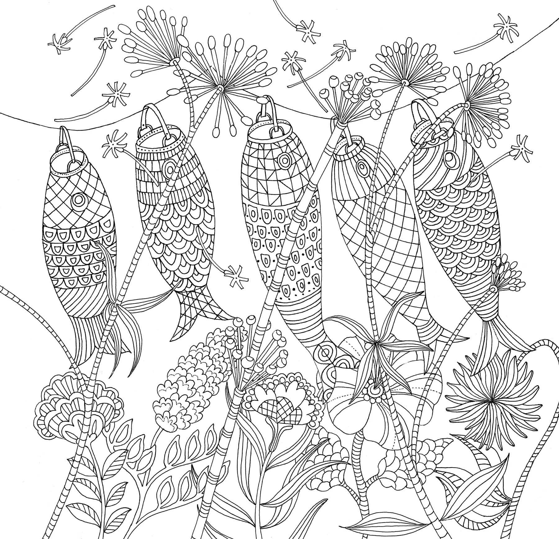 Zen Garden Artist's Coloring Book - 7