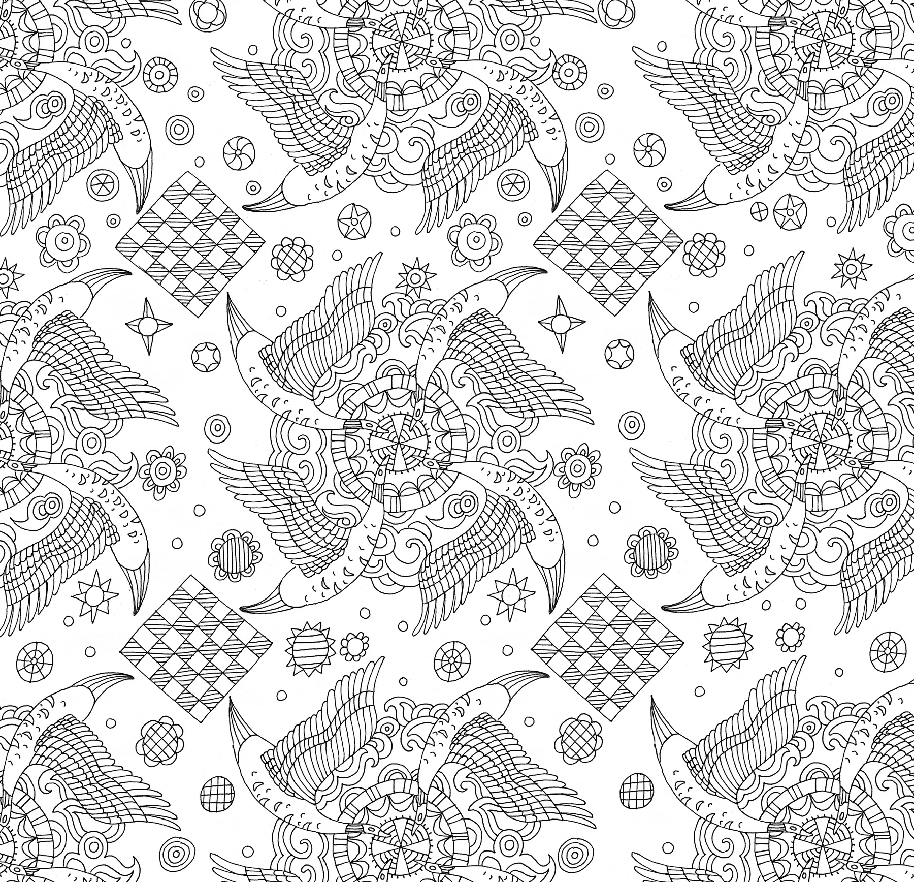 Zen Garden Artist's Coloring Book - 4