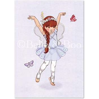Butterfly Girl, postcard