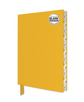 Sunny Yellow Blank Artisan Notebook