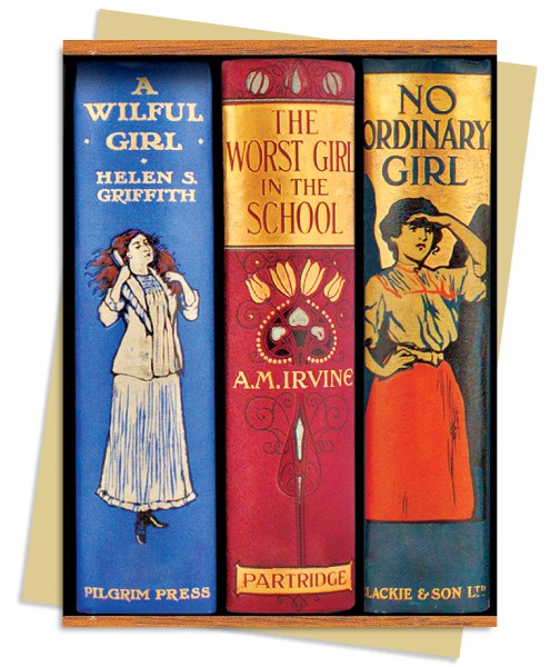 Bodleian: Book Spines Great Girls , Greeting Card