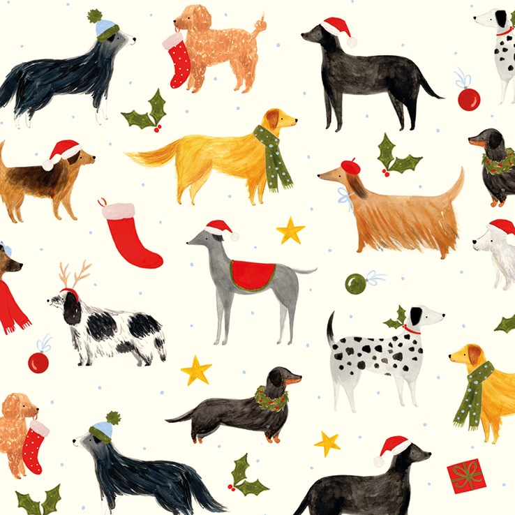 Santa Paws Dog, Card Wallet - 2