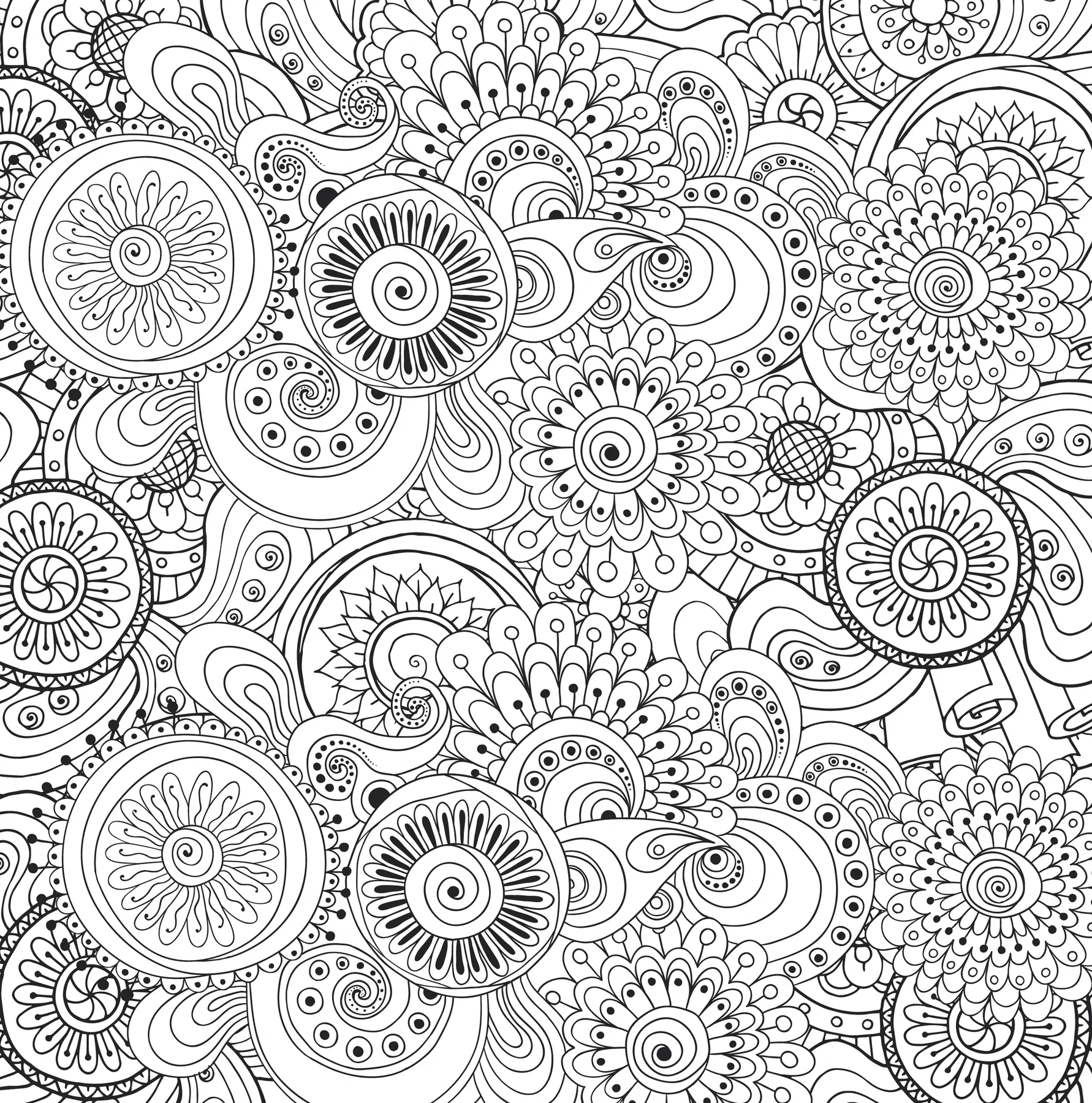 Peaceful Paisleys Artist's Coloring Book - 5