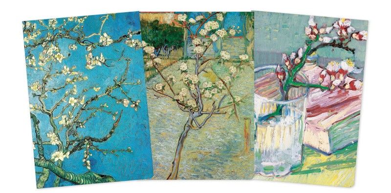 Vincent van Gogh: Blossom Set of 3 Midi Notebooks - 2