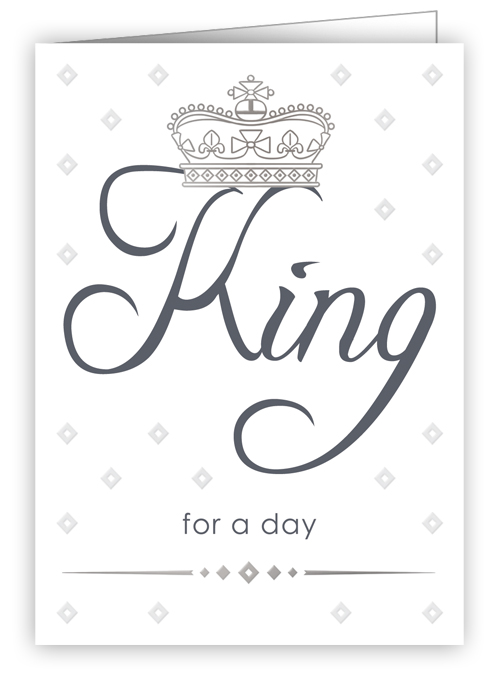 King For A Day, Minicard