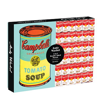 Andy Warhol Soup Can 2-Sided 500 Piece Puzzle