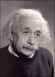 Portrait Albert Einstein, Princeton 1946, Postcard